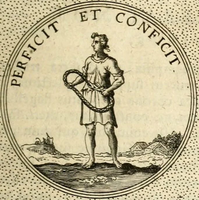 An illustration from Symbola diuina & humana pontificum, imperatorum, regum, 1601, leaf 414