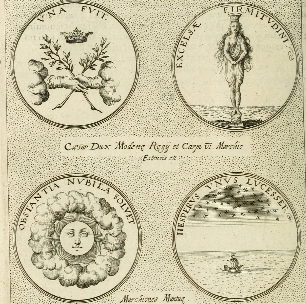 An illustration from Symbola diuina & humana pontificum, imperatorum, regum, 1601, leaf 419