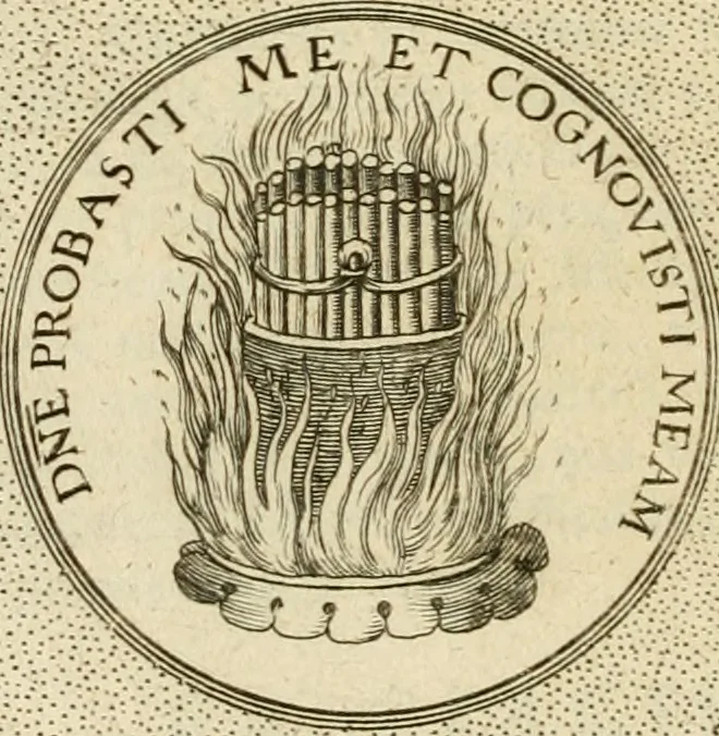 An illustration from Symbola diuina & humana pontificum, imperatorum, regum, 1601, leaf 423