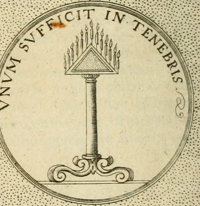 An illustration from Symbola diuina & humana pontificum, imperatorum, regum, 1601, leaf 423