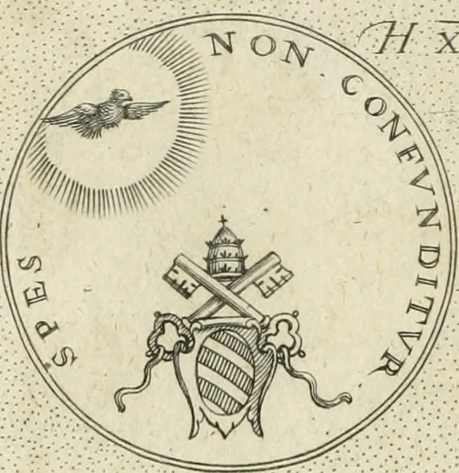 An illustration from Symbola diuina & humana pontificum, imperatorum, regum, 1601, leaf 43