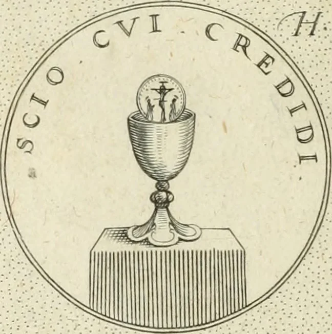 An illustration from Symbola diuina & humana pontificum, imperatorum, regum, 1601, leaf 43