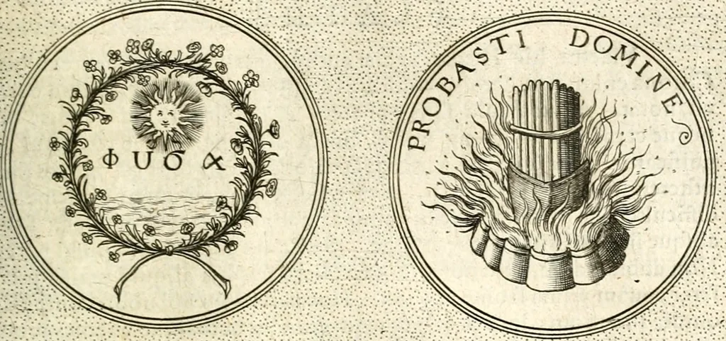 An illustration from Symbola diuina & humana pontificum, imperatorum, regum, 1601, leaf 432
