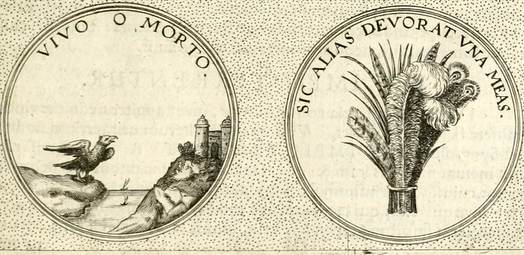 An illustration from Symbola diuina & humana pontificum, imperatorum, regum, 1601, leaf 448