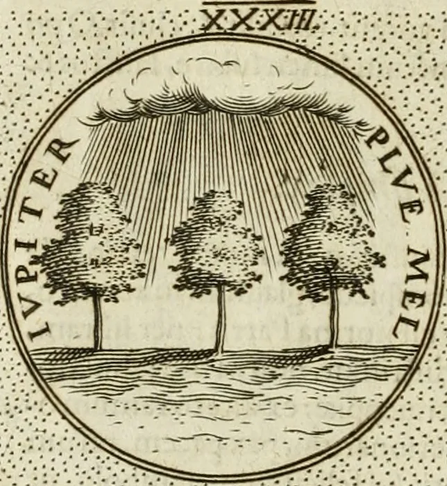 An illustration from Symbola diuina & humana pontificum, imperatorum, regum, 1601, leaf 45