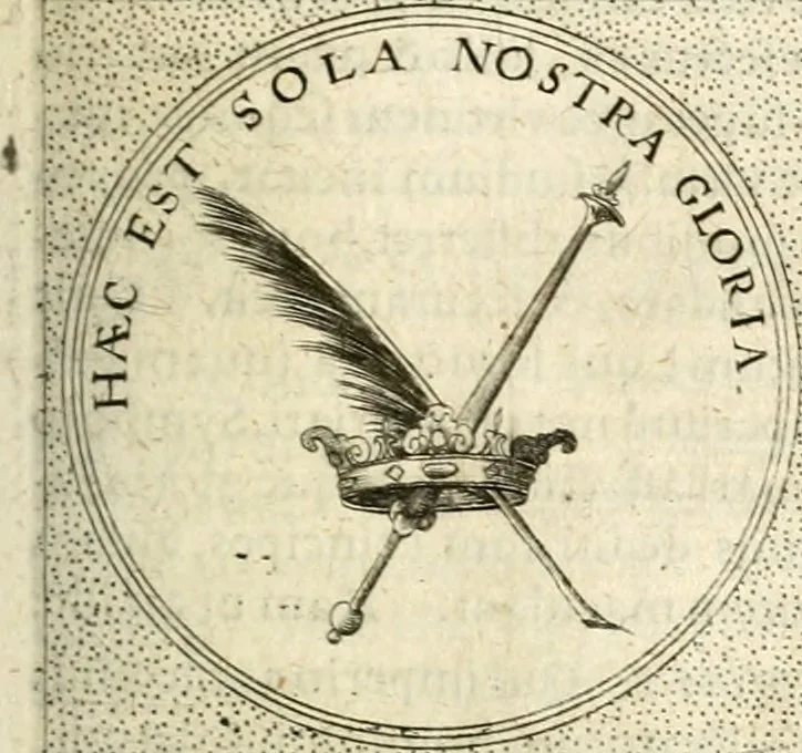 An illustration from Symbola diuina & humana pontificum, imperatorum, regum, 1601, leaf 452
