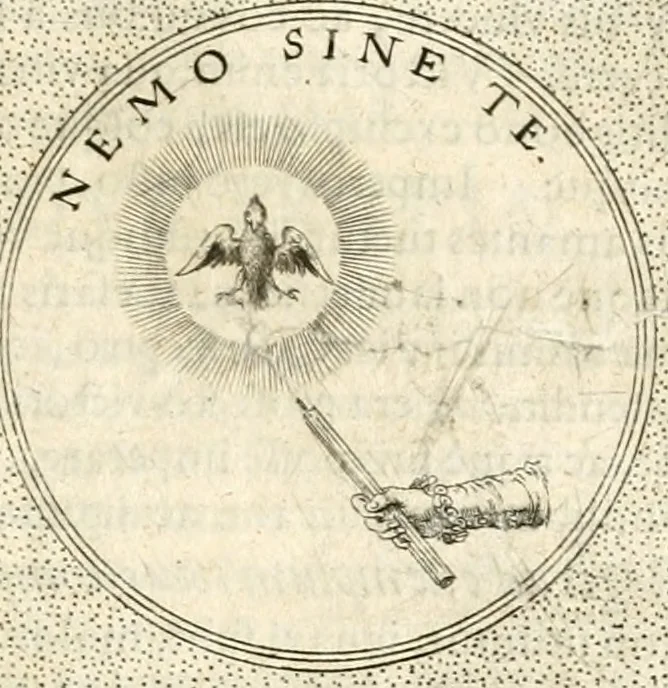 An illustration from Symbola diuina & humana pontificum, imperatorum, regum, 1601, leaf 452