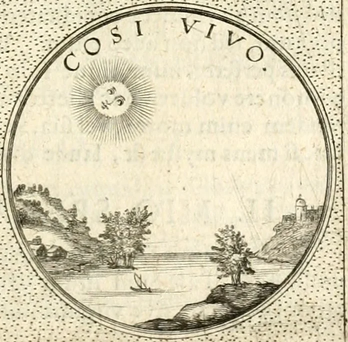 An illustration from Symbola diuina & humana pontificum, imperatorum, regum, 1601, leaf 456