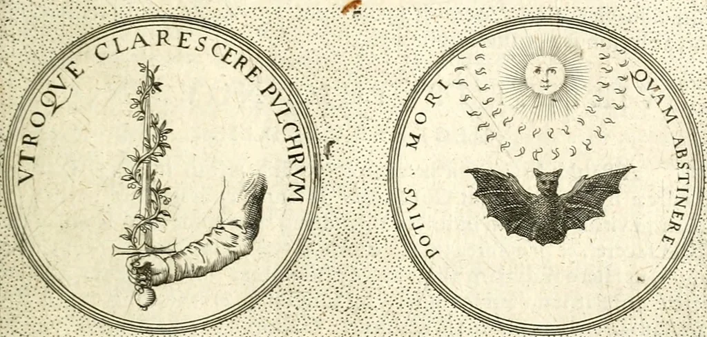 An illustration from Symbola diuina & humana pontificum, imperatorum, regum, 1601, leaf 460