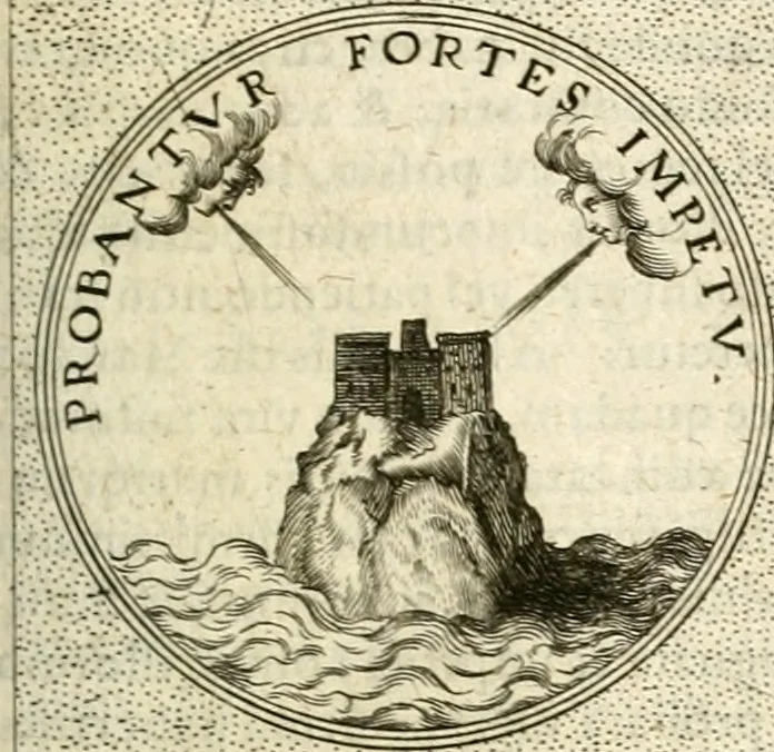 An illustration from Symbola diuina & humana pontificum, imperatorum, regum, 1601, leaf 464