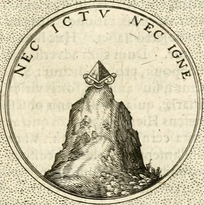 An illustration from Symbola diuina & humana pontificum, imperatorum, regum, 1601, leaf 464