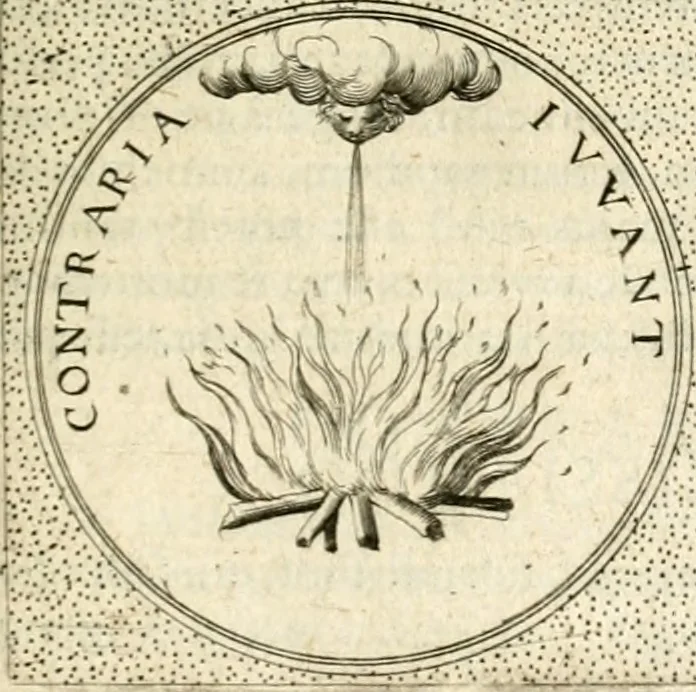 An illustration from Symbola diuina & humana pontificum, imperatorum, regum, 1601, leaf 468