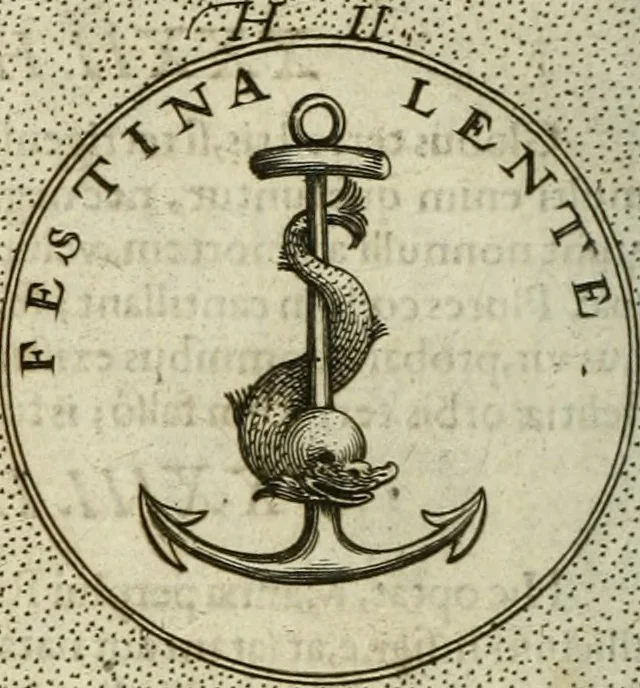 An illustration from Symbola diuina & humana pontificum, imperatorum, regum, 1601, leaf 47