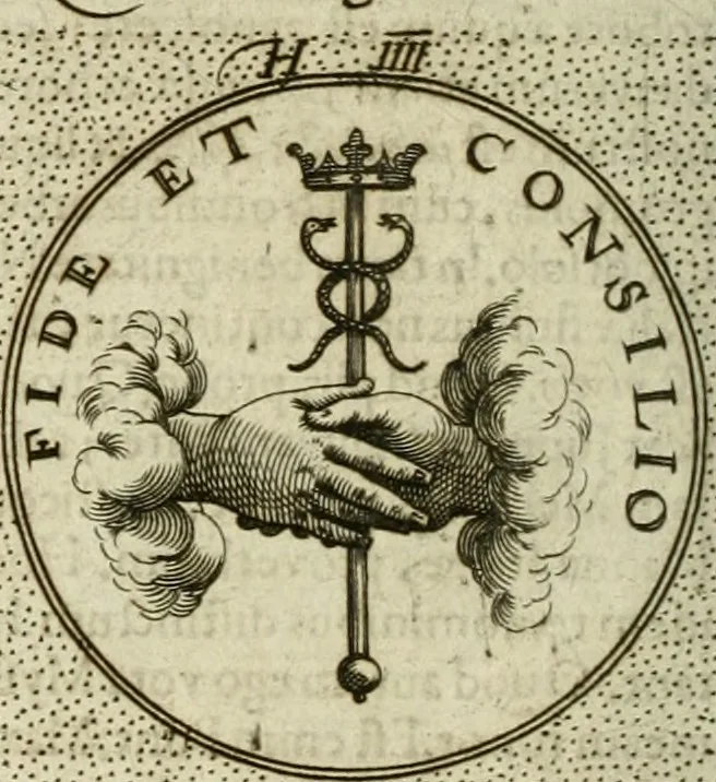 An illustration from Symbola diuina & humana pontificum, imperatorum, regum, 1601, leaf 47