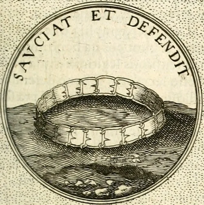 An illustration from Symbola diuina & humana pontificum, imperatorum, regum, 1601, leaf 472