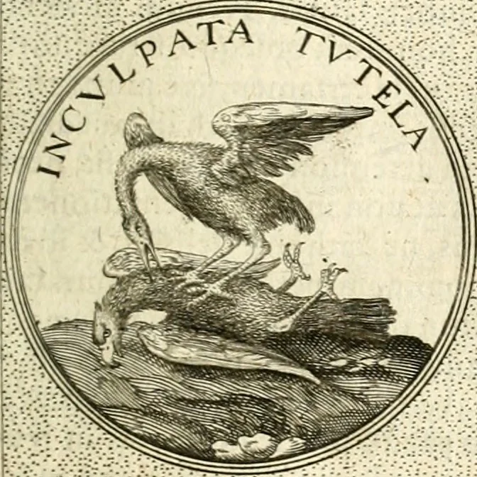 An illustration from Symbola diuina & humana pontificum, imperatorum, regum, 1601, leaf 472