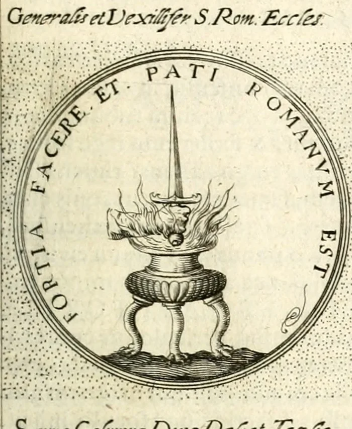 An illustration from Symbola diuina & humana pontificum, imperatorum, regum, 1601, leaf 476
