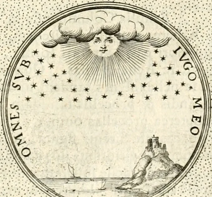 An illustration from Symbola diuina & humana pontificum, imperatorum, regum, 1601, leaf 476