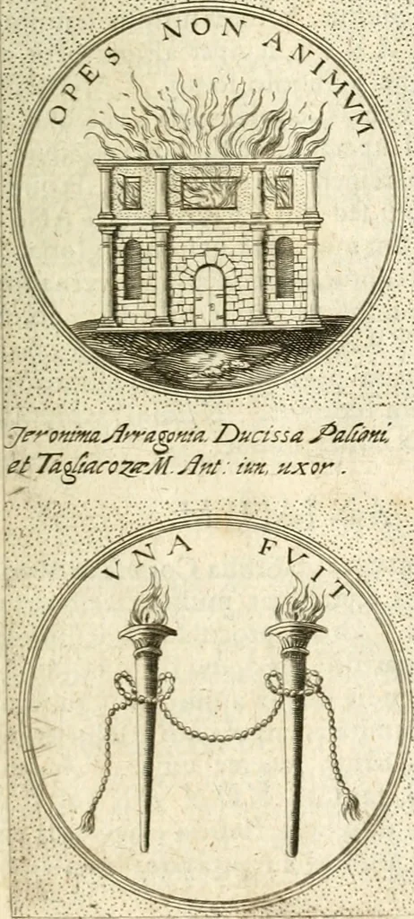 An illustration from Symbola diuina & humana pontificum, imperatorum, regum, 1601, leaf 480