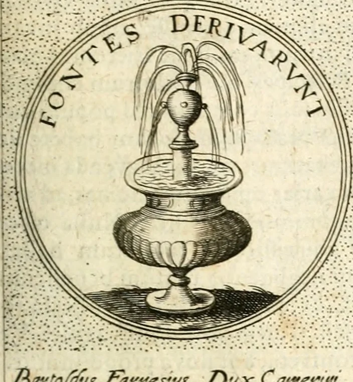 An illustration from Symbola diuina & humana pontificum, imperatorum, regum, 1601, leaf 484
