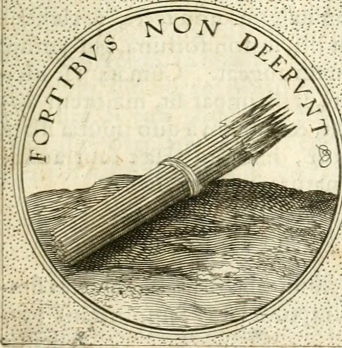 An illustration from Symbola diuina & humana pontificum, imperatorum, regum, 1601, leaf 488