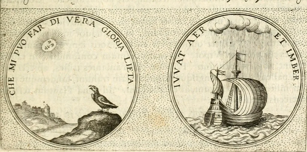 An illustration from Symbola diuina & humana pontificum, imperatorum, regum, 1601, leaf 492