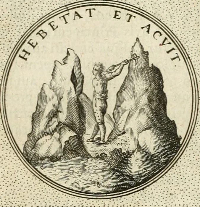 An illustration from Symbola diuina & humana pontificum, imperatorum, regum, 1601, leaf 497