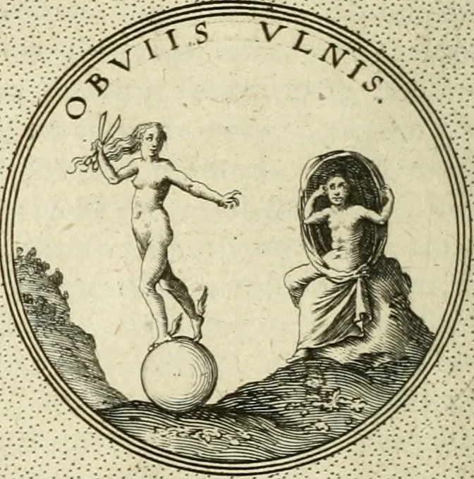 An illustration from Symbola diuina & humana pontificum, imperatorum, regum, 1601, leaf 497