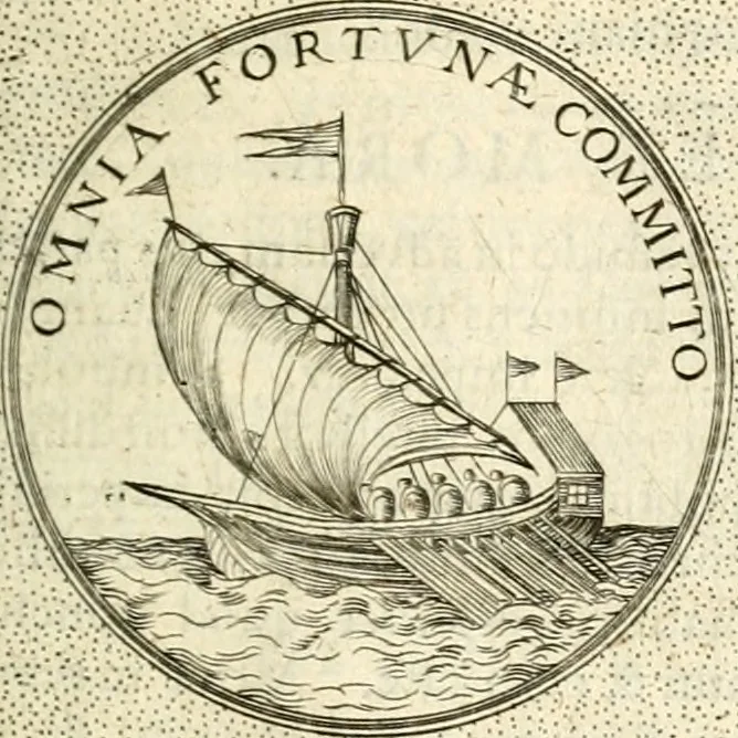 An illustration from Symbola diuina & humana pontificum, imperatorum, regum, 1601, leaf 502