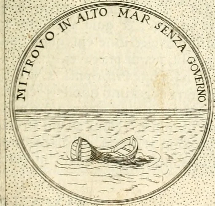 An illustration from Symbola diuina & humana pontificum, imperatorum, regum, 1601, leaf 502