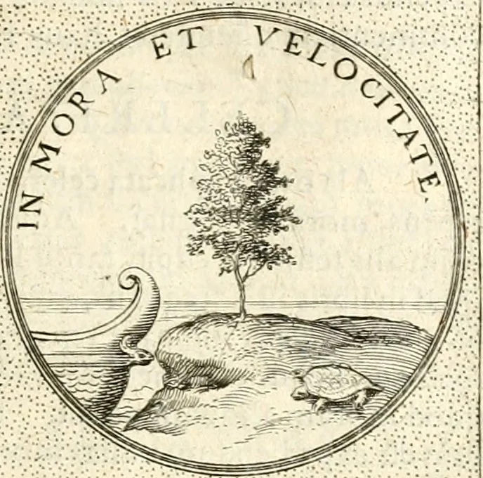 An illustration from Symbola diuina & humana pontificum, imperatorum, regum, 1601, leaf 502