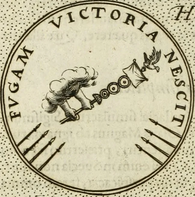 An illustration from Symbola diuina & humana pontificum, imperatorum, regum, 1601, leaf 51