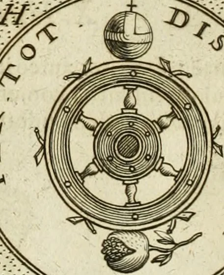 An illustration from Symbola diuina & humana pontificum, imperatorum, regum, 1601, leaf 51