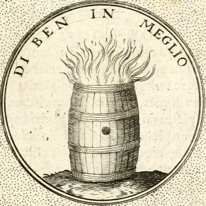 An illustration from Symbola diuina & humana pontificum, imperatorum, regum, 1601, leaf 512