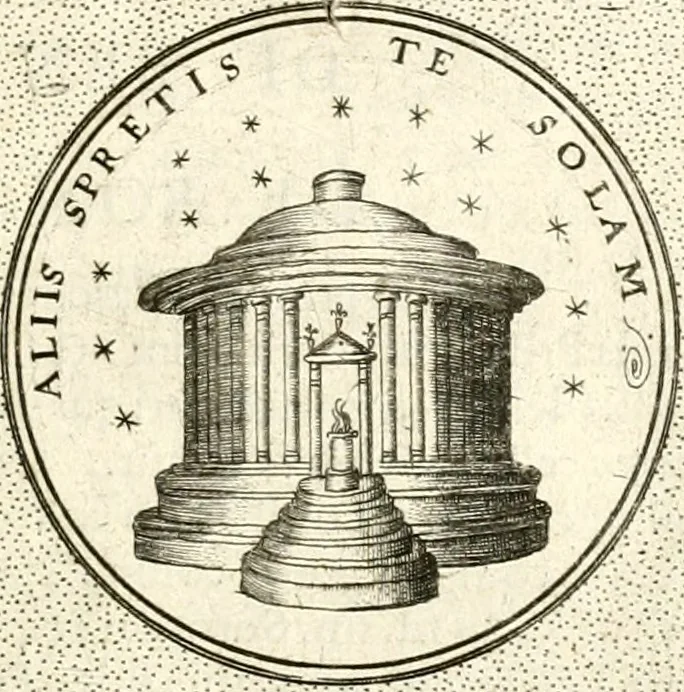 An illustration from Symbola diuina & humana pontificum, imperatorum, regum, 1601, leaf 512