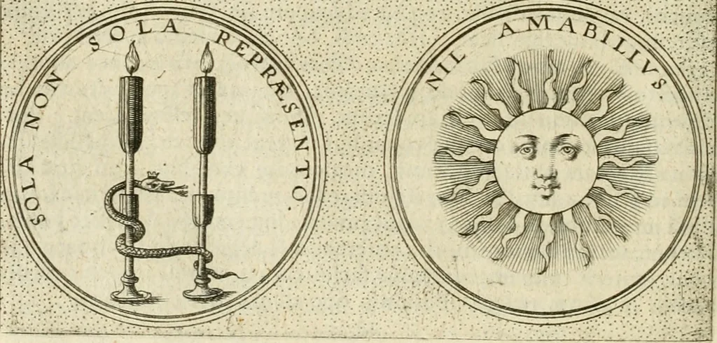 An illustration from Symbola diuina & humana pontificum, imperatorum, regum, 1601, leaf 529