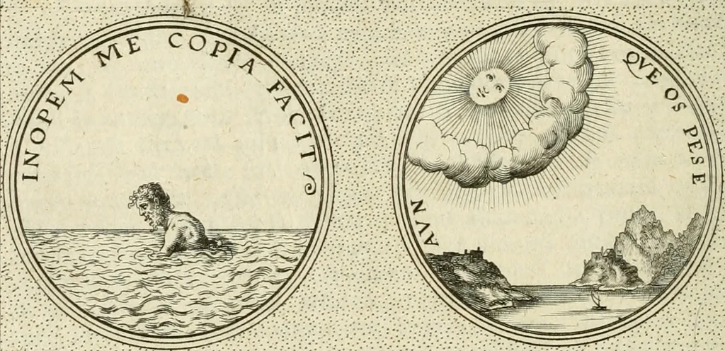 An illustration from Symbola diuina & humana pontificum, imperatorum, regum, 1601, leaf 537