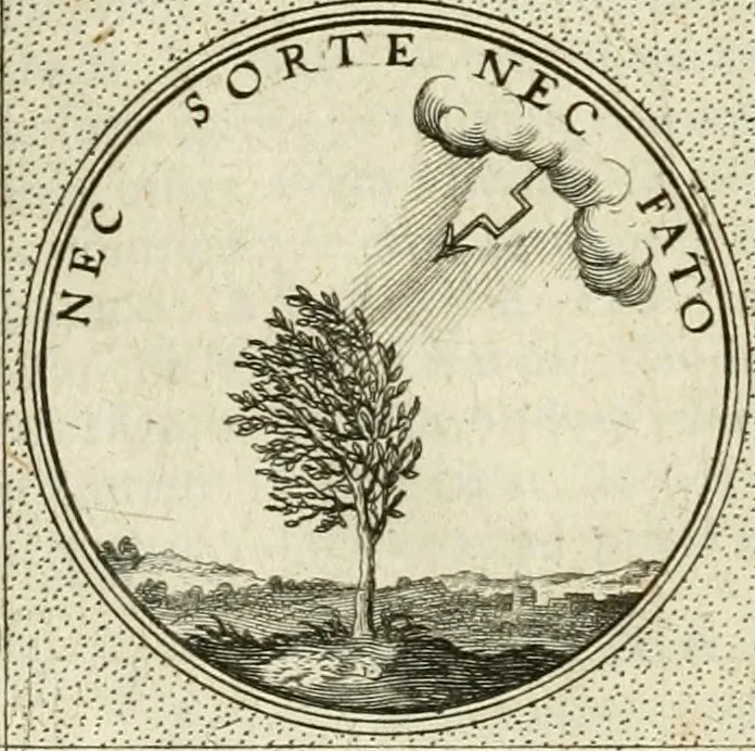 An illustration from Symbola diuina & humana pontificum, imperatorum, regum, 1601, leaf 541