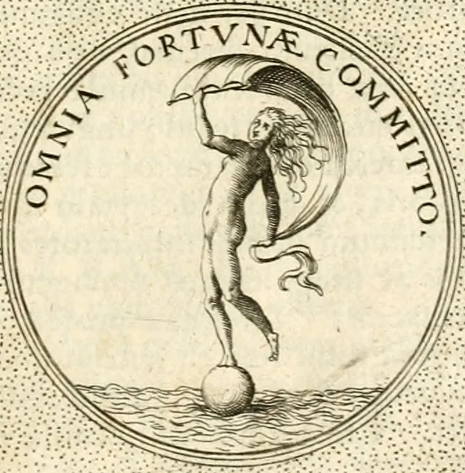 An illustration from Symbola diuina & humana pontificum, imperatorum, regum, 1601, leaf 546