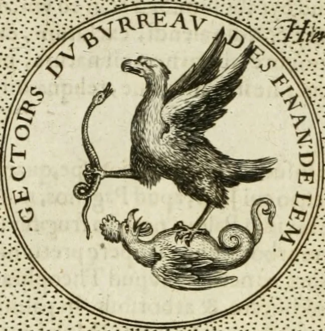 An illustration from Symbola diuina & humana pontificum, imperatorum, regum, 1601, leaf 55