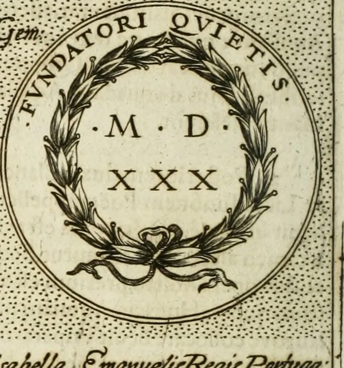 An illustration from Symbola diuina & humana pontificum, imperatorum, regum, 1601, leaf 55