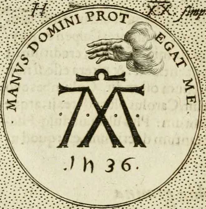 An illustration from Symbola diuina & humana pontificum, imperatorum, regum, 1601, leaf 55