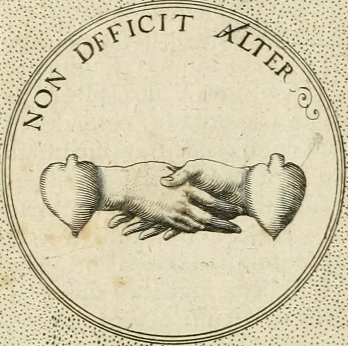 An illustration from Symbola diuina & humana pontificum, imperatorum, regum, 1601, leaf 551