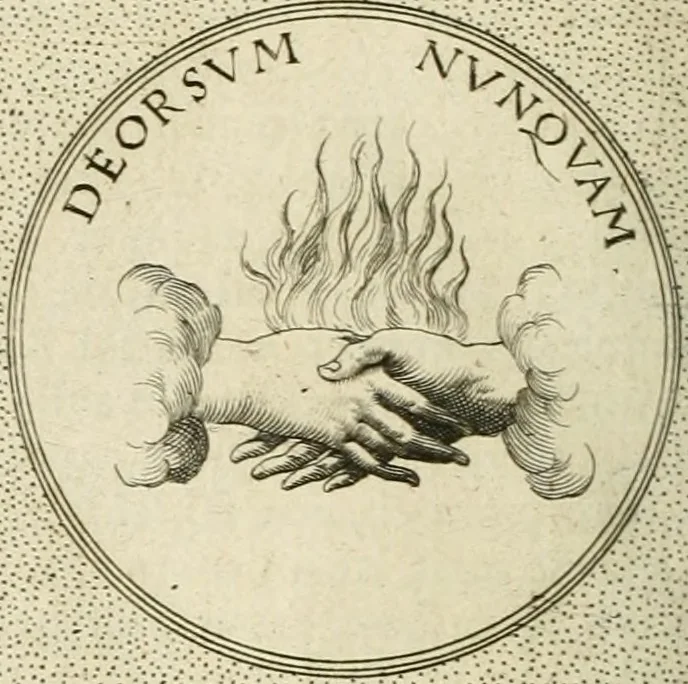 An illustration from Symbola diuina & humana pontificum, imperatorum, regum, 1601, leaf 551