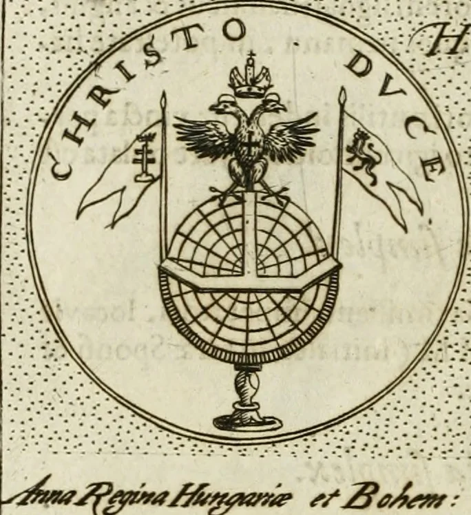 An illustration from Symbola diuina & humana pontificum, imperatorum, regum, 1601, leaf 57
