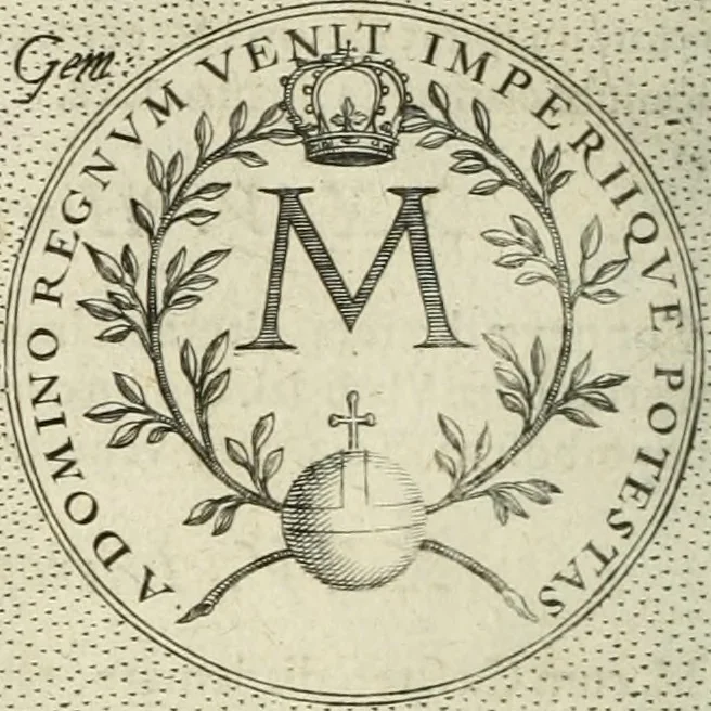 An illustration from Symbola diuina & humana pontificum, imperatorum, regum, 1601, leaf 59
