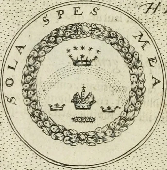 An illustration from Symbola diuina & humana pontificum, imperatorum, regum, 1601, leaf 61