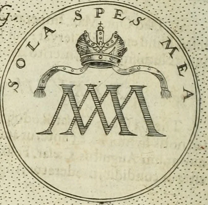 An illustration from Symbola diuina & humana pontificum, imperatorum, regum, 1601, leaf 61