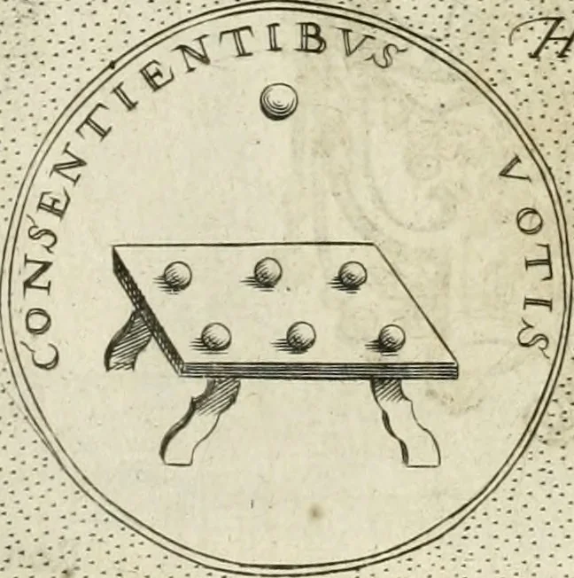 An illustration from Symbola diuina & humana pontificum, imperatorum, regum, 1601, leaf 61