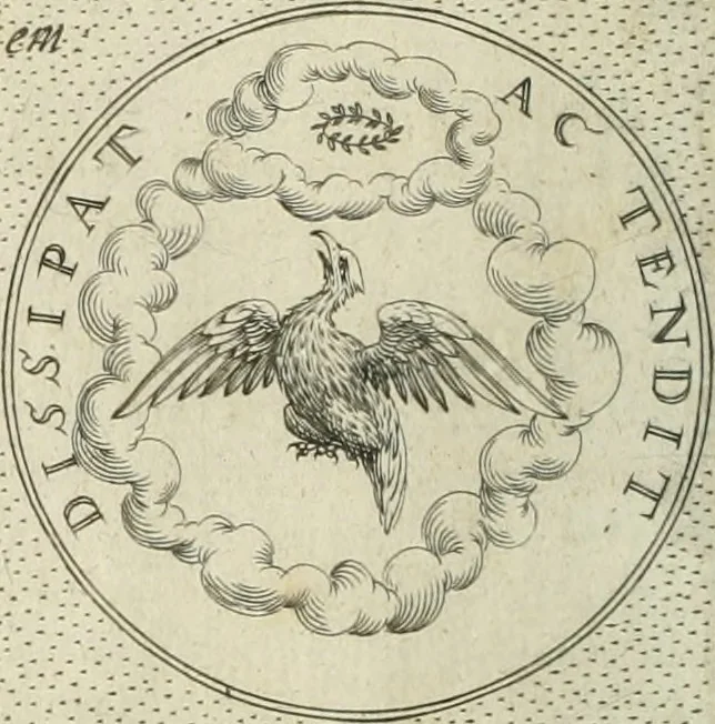 An illustration from Symbola diuina & humana pontificum, imperatorum, regum, 1601, leaf 63